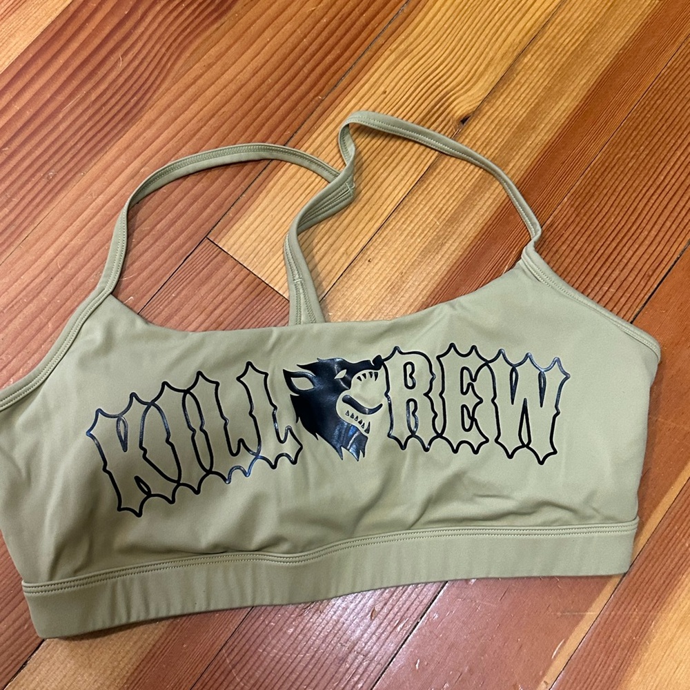 Kill Crew Women's Olive Sports Bra